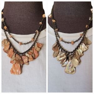Vintage Abalone Shell Necklace